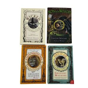 Gregory Maguire The Wicked Years 4 Book Set Wicked Son of a Witch Out of Oz Lion